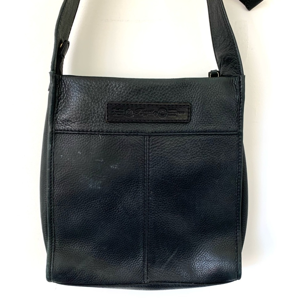 Fossil Black Leather Shoulder Bag